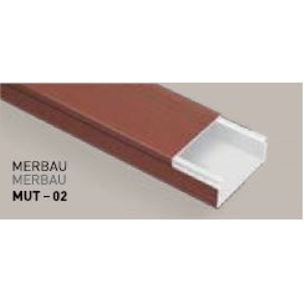 40X25 Mm Kablo Kanalı Merbau 02 Sidem