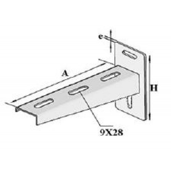 200X1,5Mm Sac Kanal Duvar Konsol Kaynaklı H:120Mm