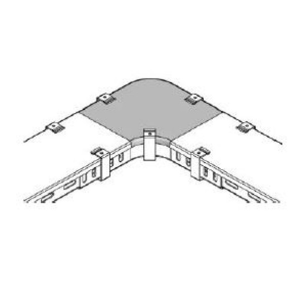 100X12x1mm Sac Kanal L Dönüş Kapağı