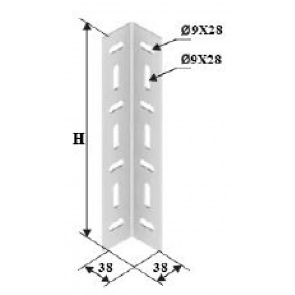 2000X1,5Mm Sac Kanal L Taşıyıcı Profil