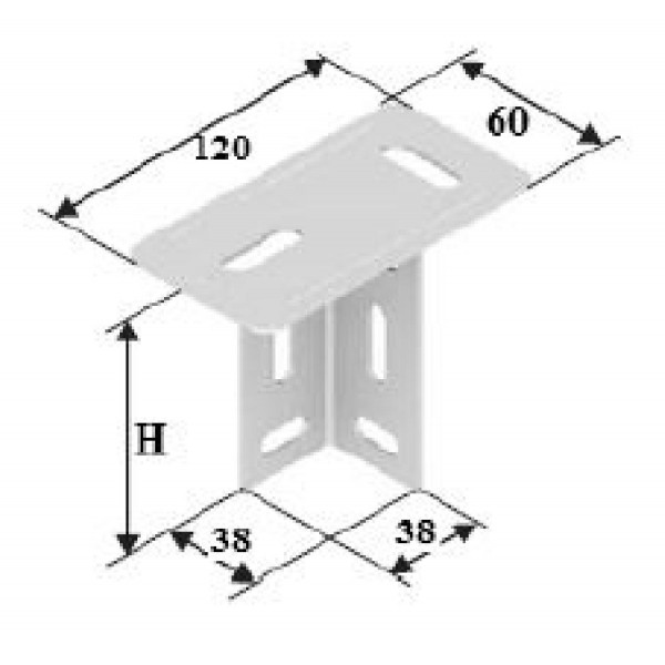 150X1,5Mm Sac Kanal L Tavan Montaj Elemanı