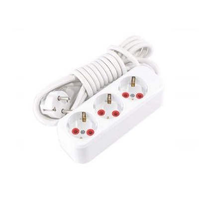 3Lü 3Mt Kablolu Topraklı Grup Priz Gold 