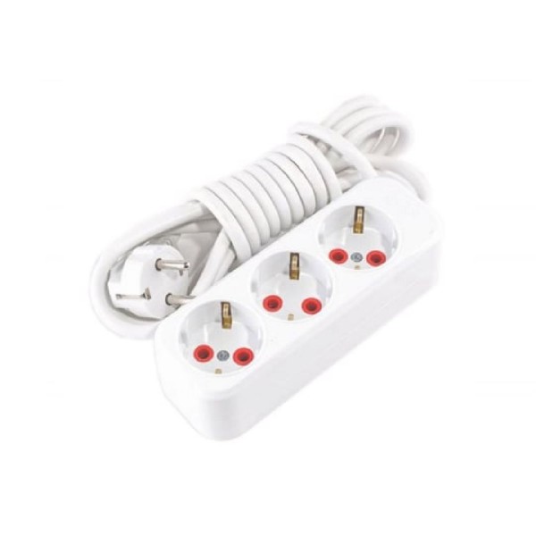 3Lü 3Mt Kablolu Topraklı Grup Priz Gold 