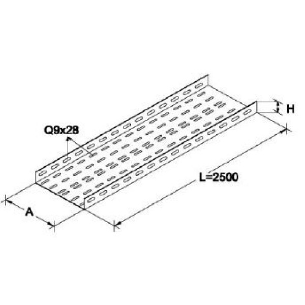 50X40x1mm Sac Kanal