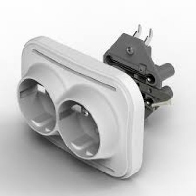 Sıva Altı 2li Topraksız Priz