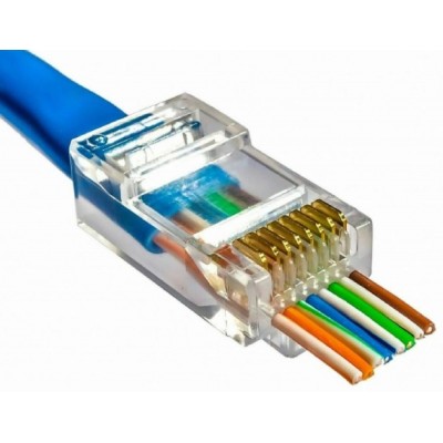 Rj45 Konnektör Cat6 Yeni...