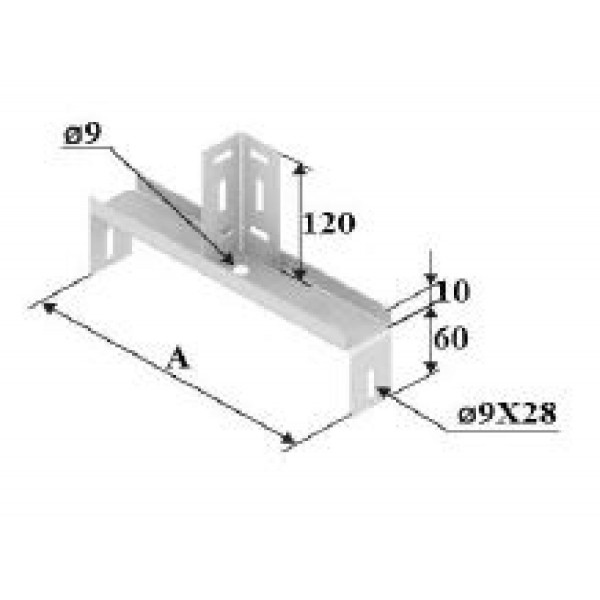 100x1,5mm Sac Kanal L Kanal Askı Taşıyıcı