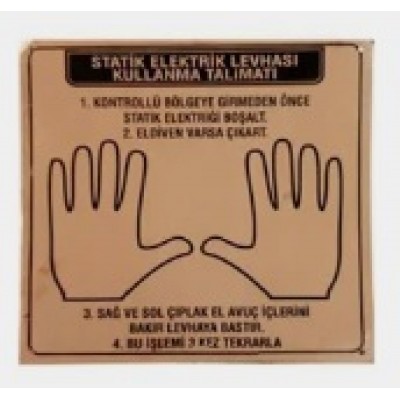 Statik Topraklama Levhası...