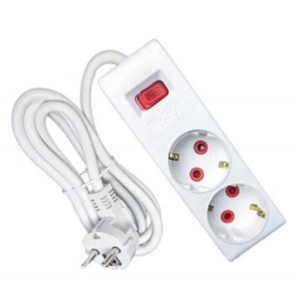 2Li Anahtarlı Klemensli Topraklı Grup Priz Gold 