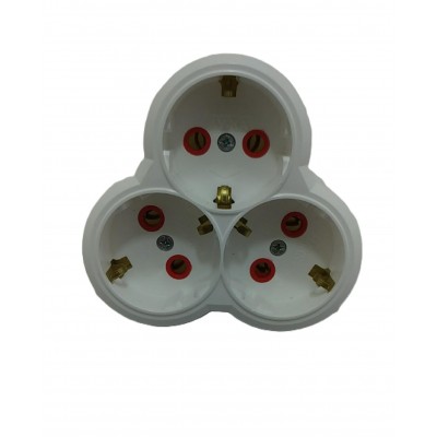 3Lü Golyat Fiş Priz Safir