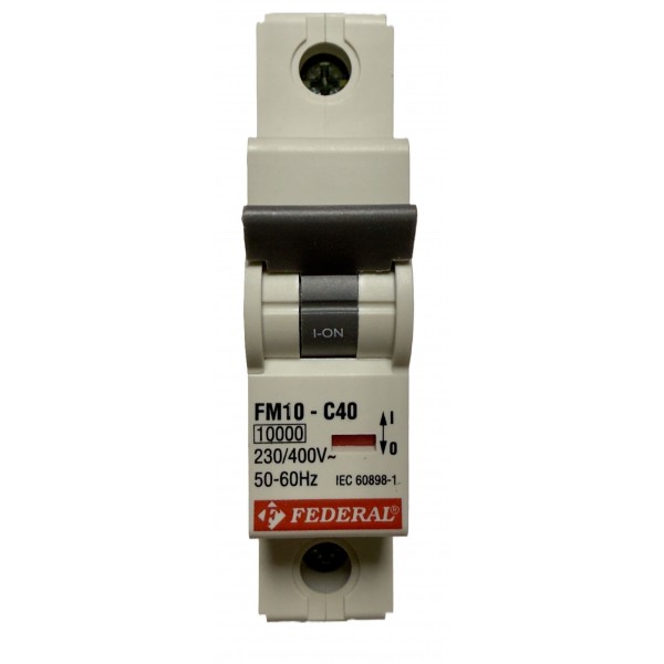 1x40A 10kA C Sigorta Fm10 Federal