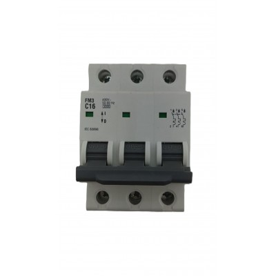 3x16A 3kA C Sigorta Fm3...