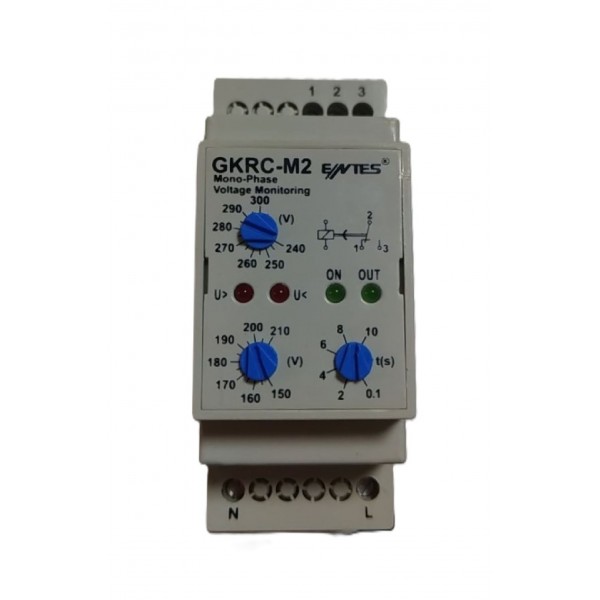 1 Faz Gerilim Koruma Rölesi GKRC-M2  
