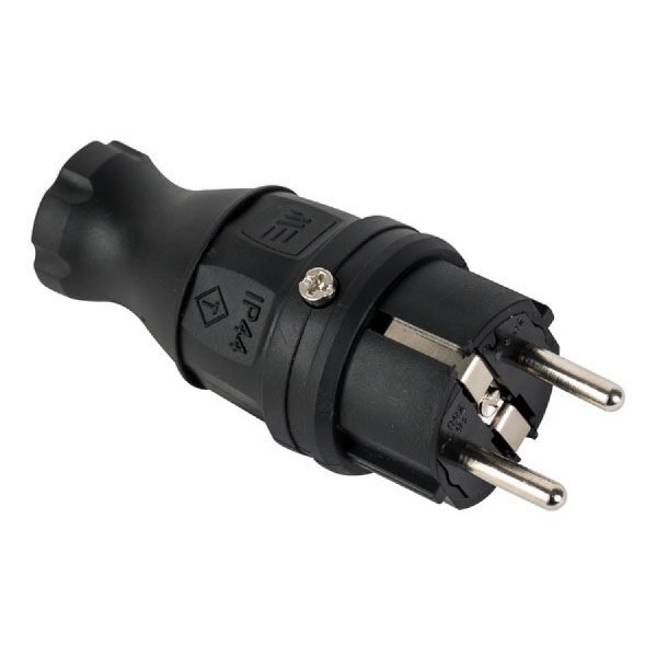 1x16A  Kauçuk Erkek Fiş Monofaze