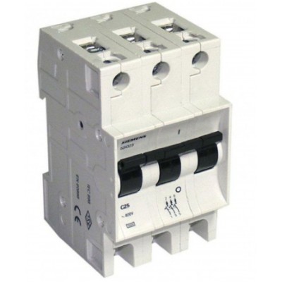 3x25A 3kA C Sigorta