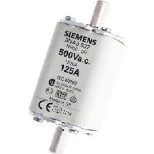 NH00 125A Bıçaklı Sigorta Buşonu Tek indikatörlü