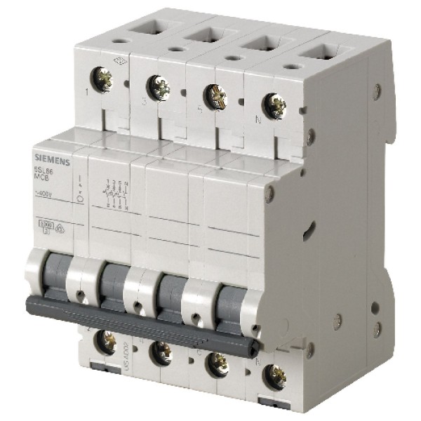 4x40A 3kA C 3P+N Kesmeli Sigorta