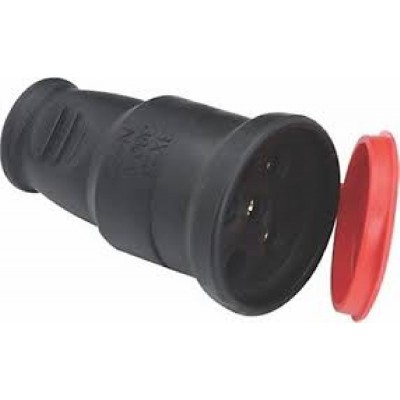 3x25A Kauçuk Dişi Fiş Trifaze