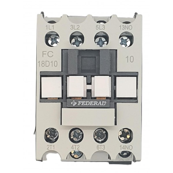  7,5kW 18A Kontaktör 3P 1NA FC-18D10 Federal