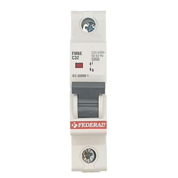 1x32A 6kA C Sigorta Fm6 ES Federal