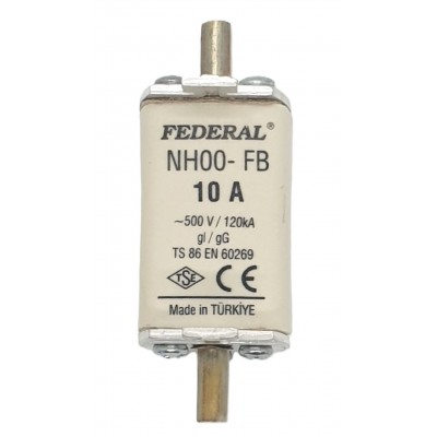 NH00 FB 10A 120kA Tek...