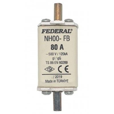 NH00 80A 120kA Bıçaklı...