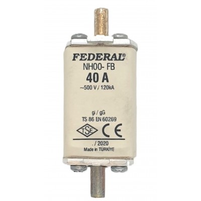 NH00 FB 40A 120kA Tek...