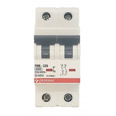 2x50A 6kA C Sigorta...