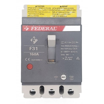 3x160A 36kA Kompakt Şalter...