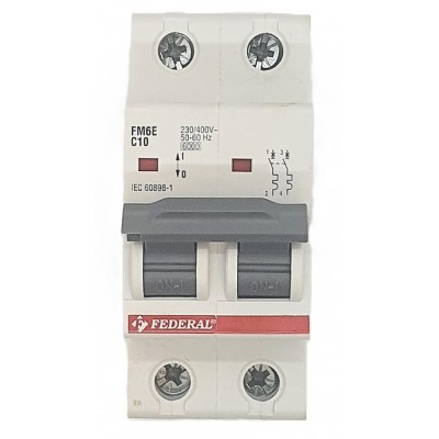 2x10A 6kA C Sigorta...