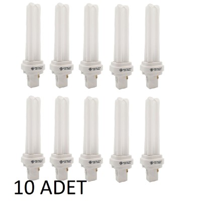 10 ADET 13W 840 4000K Plc...