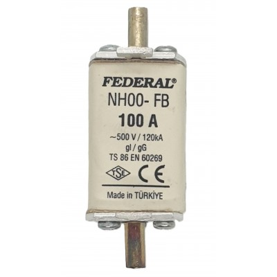 NH00 FB 100A 120kA Tek...