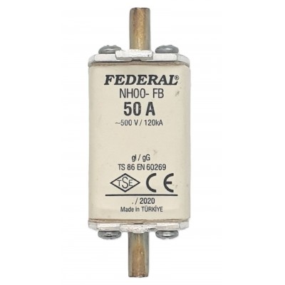 NH00 FB 50A 120kA Tek...