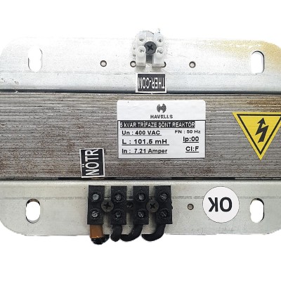 5Kvar 400V Şönt Reaktör...