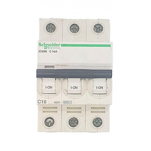 3x16A 6kA C İC60N Acti 9 Schneider