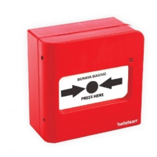 Netelsan Konvansiyonel Yangın İhbar Butonu