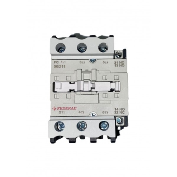  22kW 50A Kontaktör 3P 1NA1NK FC-50D11 Federal