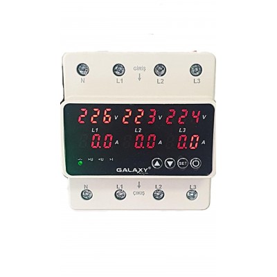 63A 380V Trifaze Voltaj...