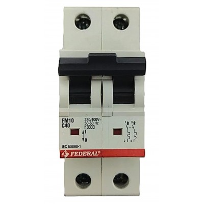 2x40A 10kA C Sigorta Fm10...