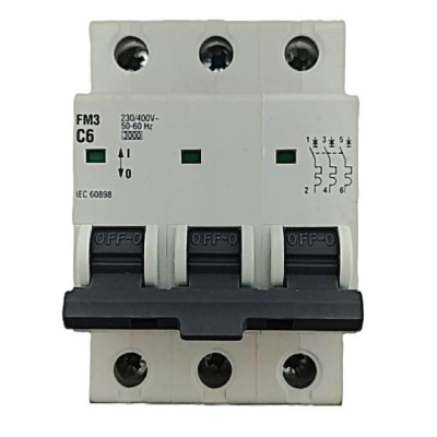 3x6A 3kA C Sigorta Fm3 Federal