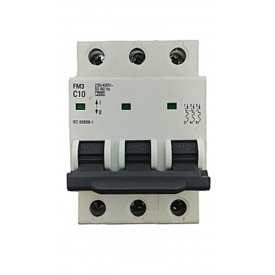 3x10A 3kA C Sigorta Fm3...
