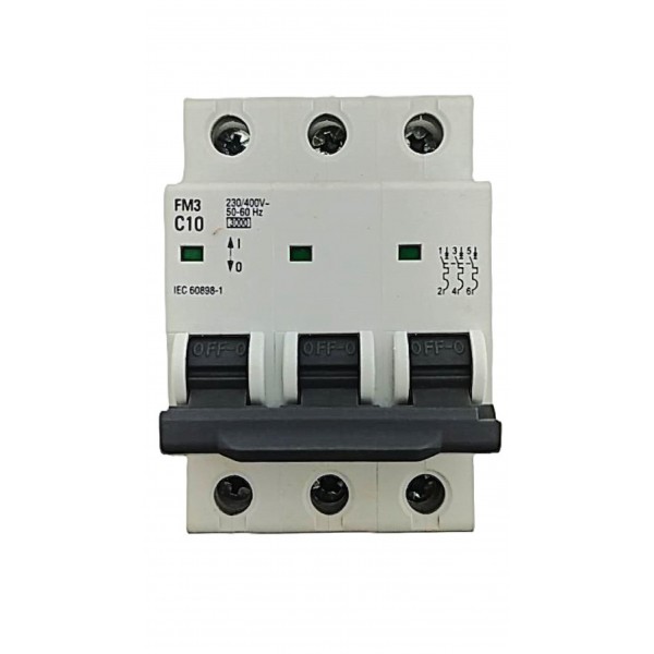 3x10A 3kA C Sigorta Fm3 Federal