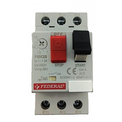1-1,6A Fmk25 3P Motor...