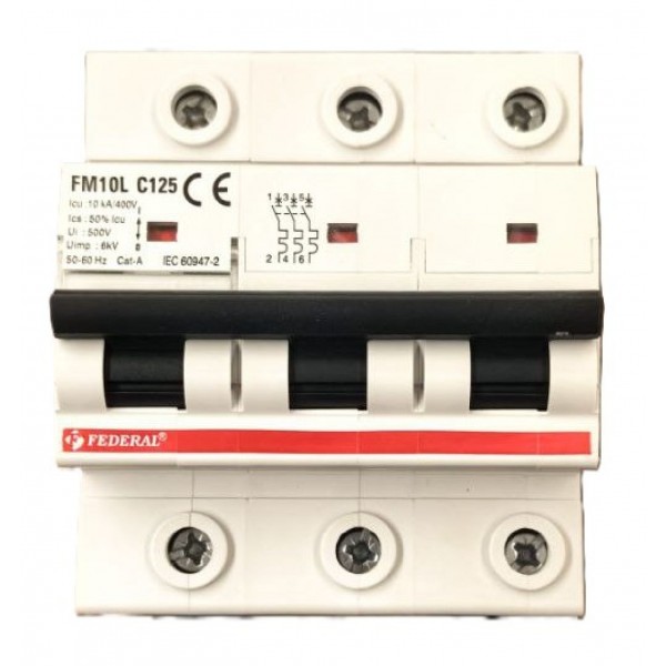 3x125A 6kA C Sigorta Fm6L Federal