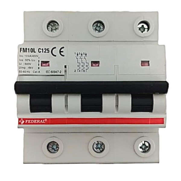 3x125A 10kA C Sigorta Fm10L Federal