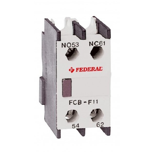 1NA+1NK Kontaktör Yardımcı Kontak Üste Takılan FCB-F11 Federal