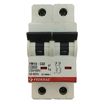 2x32A 10kA C Sigorta Fm10...