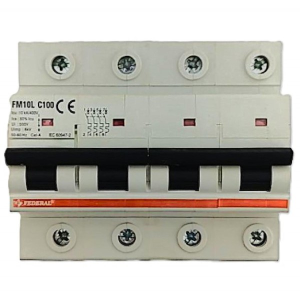 4x100A 10kA C Sigorta Fm10L Federal