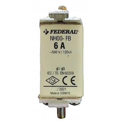 NH00 FB 6A 120kA Tek...