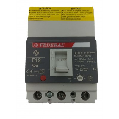 3x32A 25kA Kompakt Şalter...